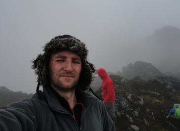 Rwenzori summit selfie